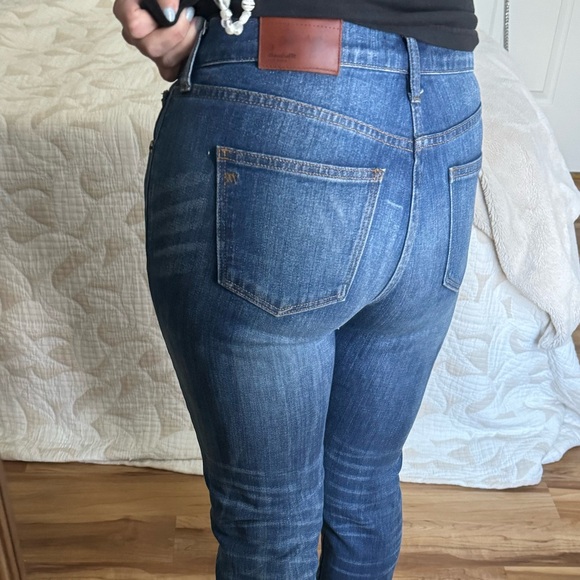 Madewell B1381 Slim Boy Jean Paint Splatter Jeans 24 midrise - Picture 5 of 15